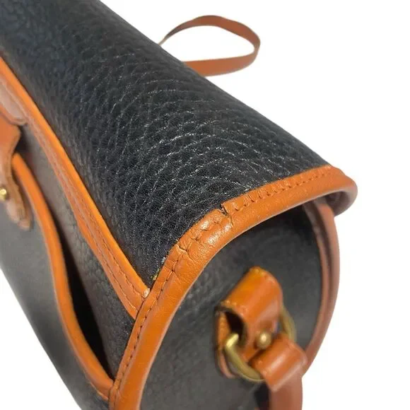 Vintage Dooney & Bourke All-Weather Leather Crossbody Bag Satchel Repainted